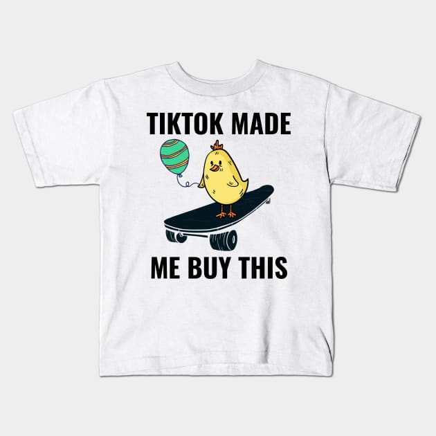 Kids tik tok shirt hotsell